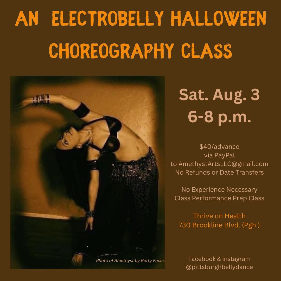 ElectroBelly Halloween Bellydance Choreography Class 