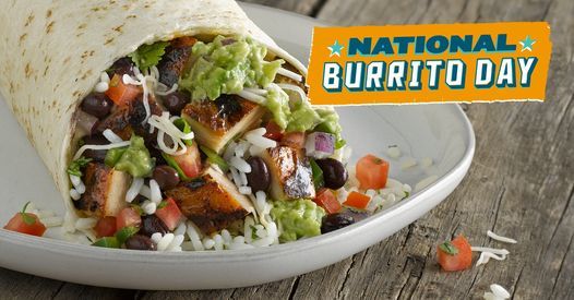 National Burrito Day - $7 Burritos