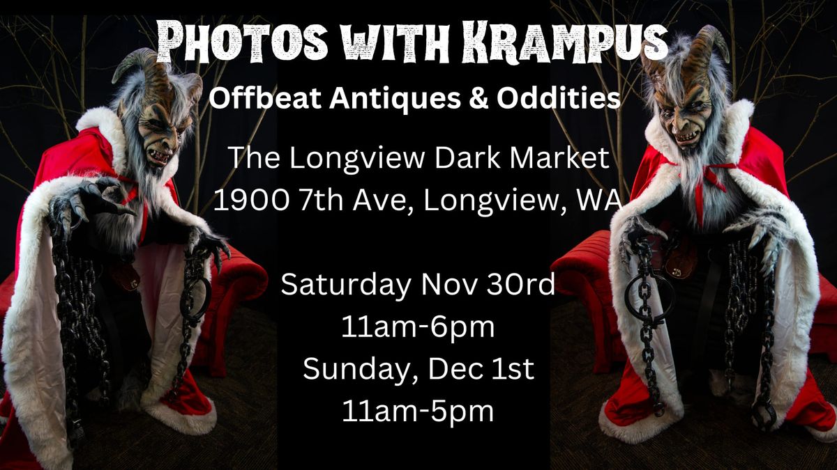 3rd Annual Photos with Krampus! 