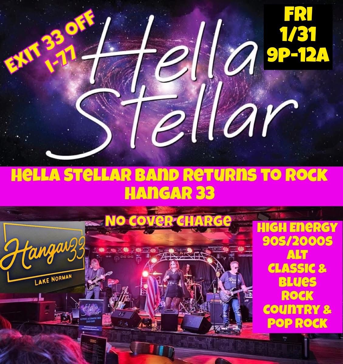 Hella Stellar Band Returns to Rock Hangar 33