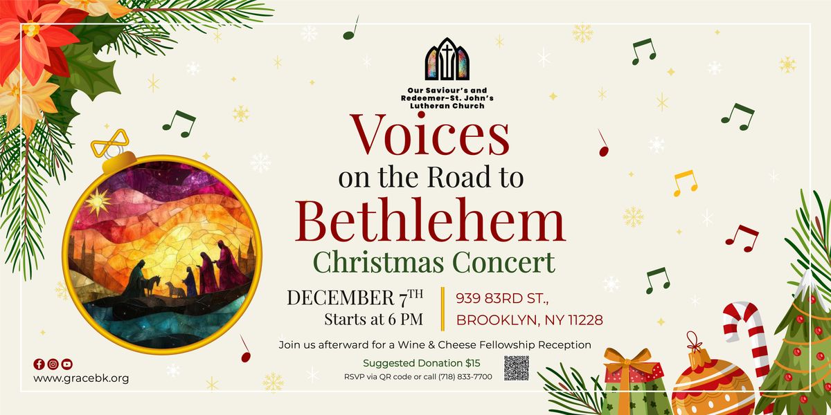 Voices on the Road to Bethlehem Christmas Concert