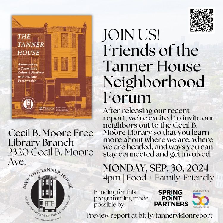 Friends of the Tanner House Neighborhood Forum