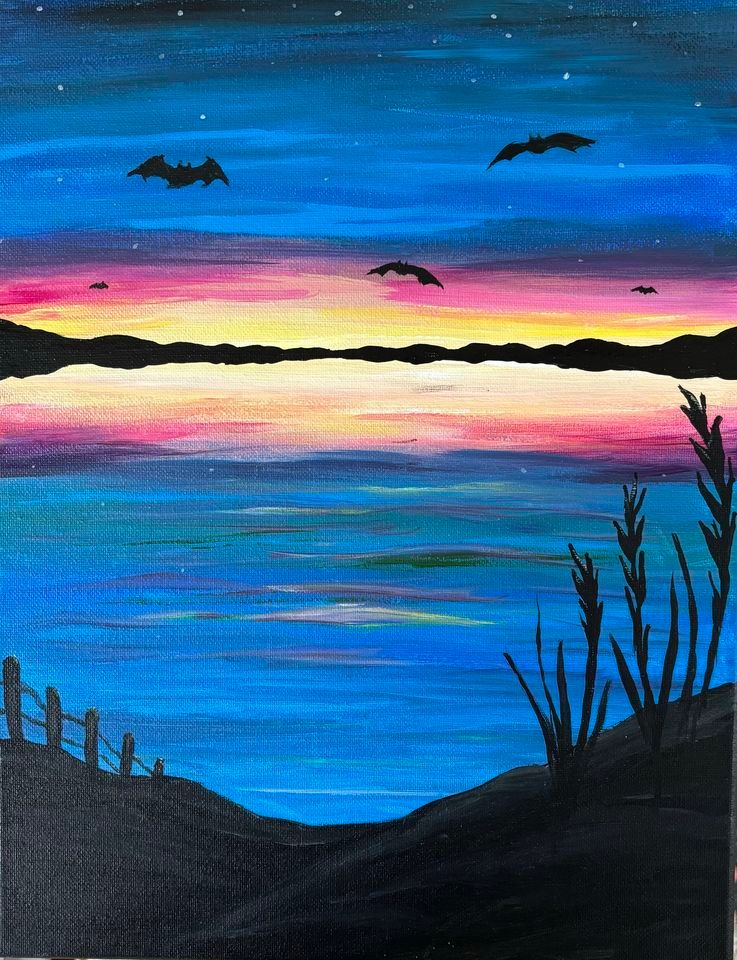 "Bat's on the Beach" Paint Night