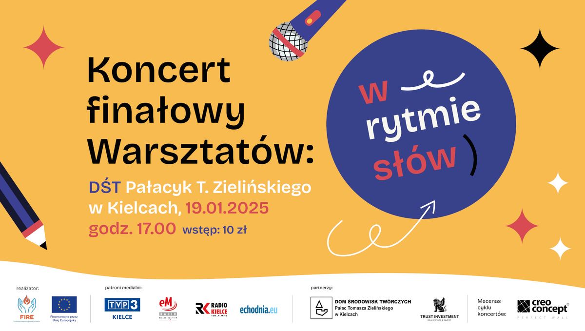 Koncert fina\u0142owy Warsztat\u00f3w \u201eW rytmie s\u0142\u00f3w\u201d