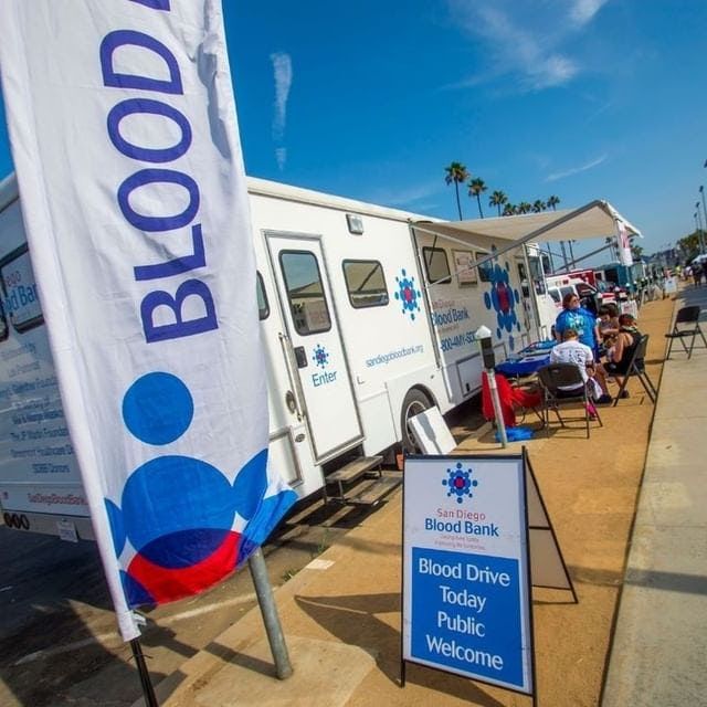 San Diego Blood Bank Blood Drive