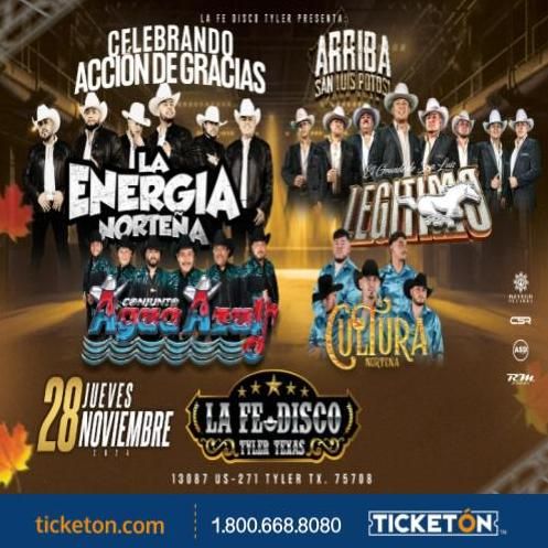 LA ENERGIA NORTENA , LEGITIMO EN TYLER TX