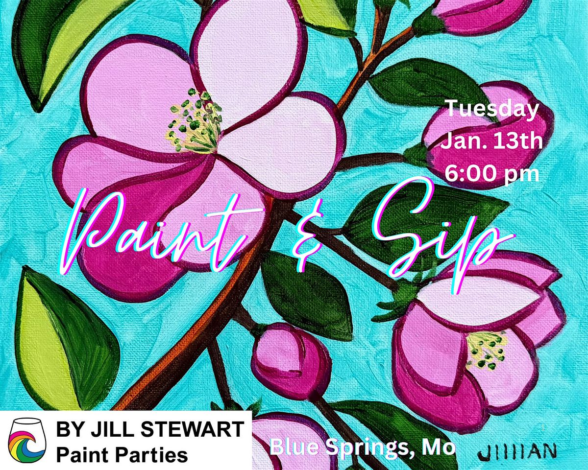 Pink Blooms Paint Party