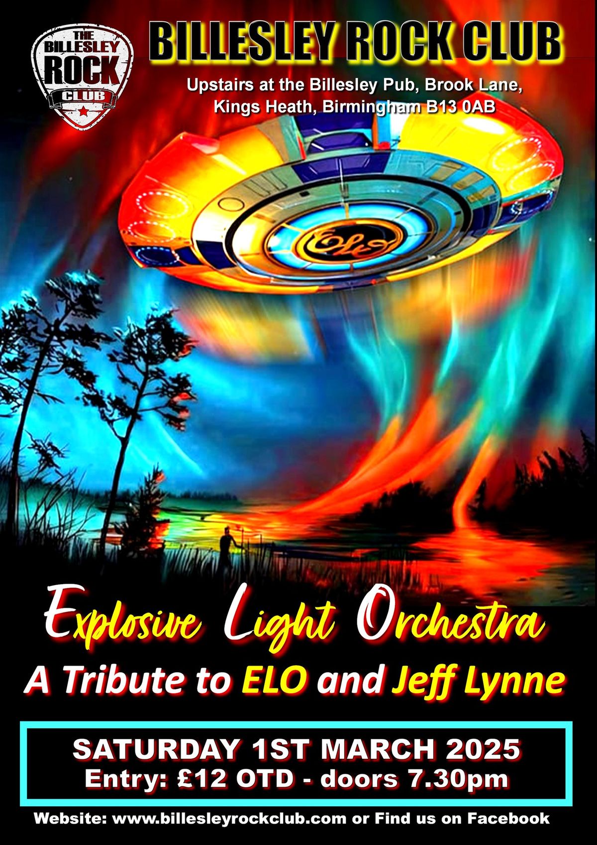 Explosive Light Orchestra - a Tribute to ELO and Jeff Lynne - \u00a312 OTD