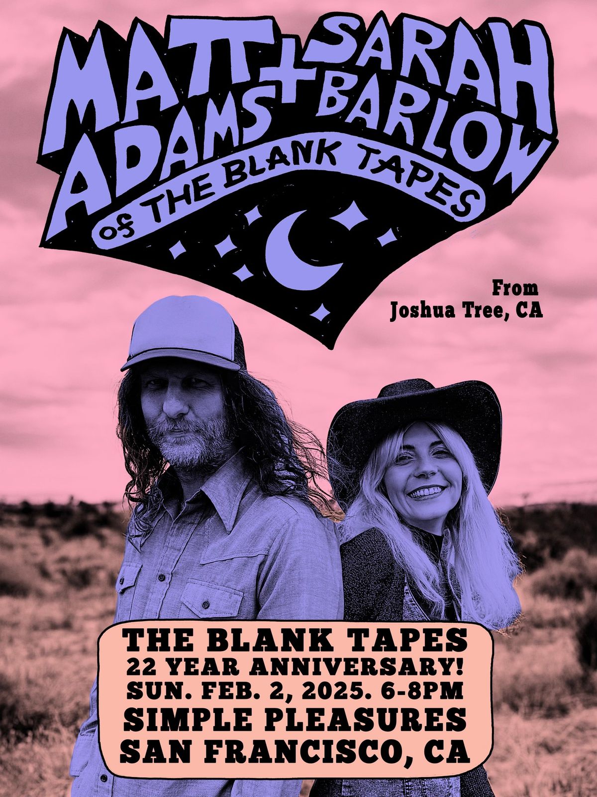 The Blank Tapes duo- 22 year Anniversary Show in SF