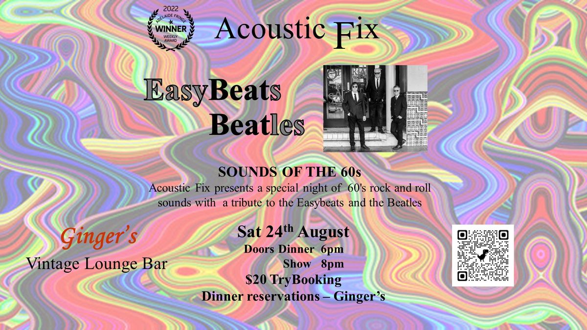 Sounds of the sixties. Acoustic Fix at Gingers Vintage Lounge Bar