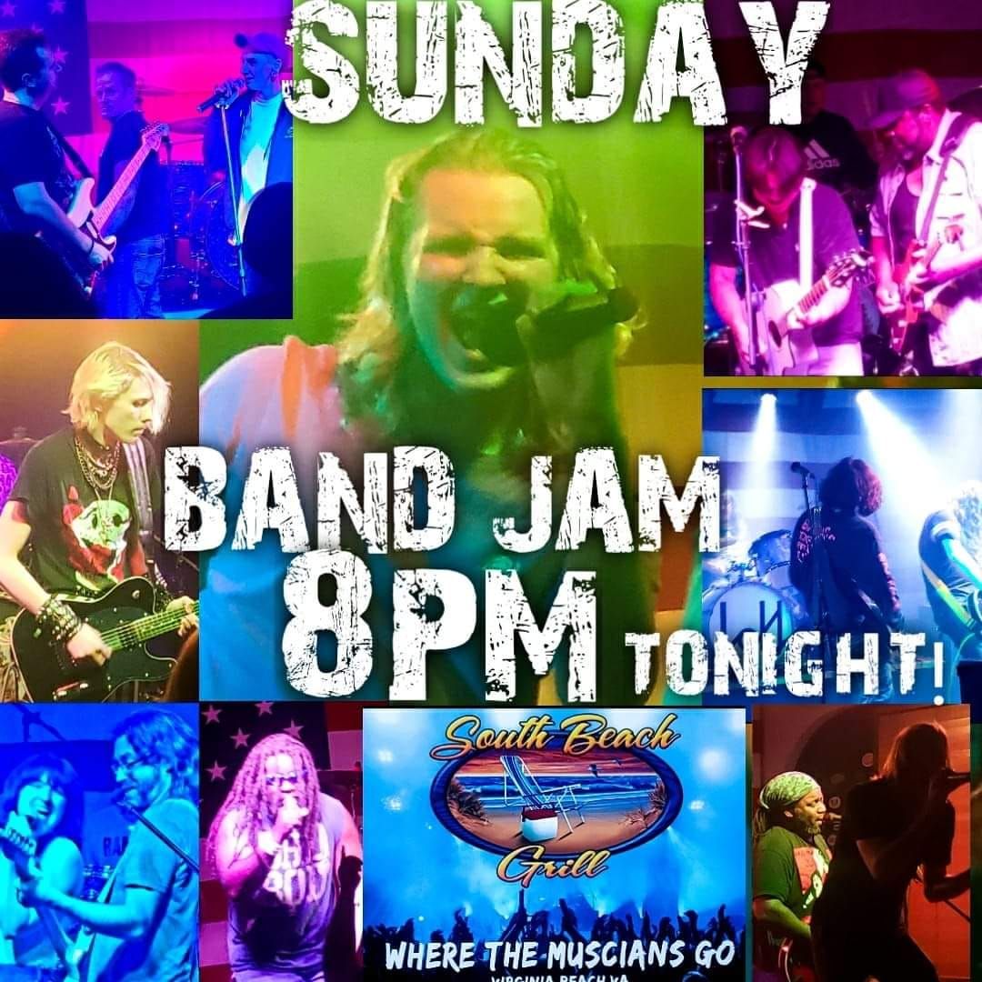 BAND JAM- "SUNDAY FUNDAY"-8PM