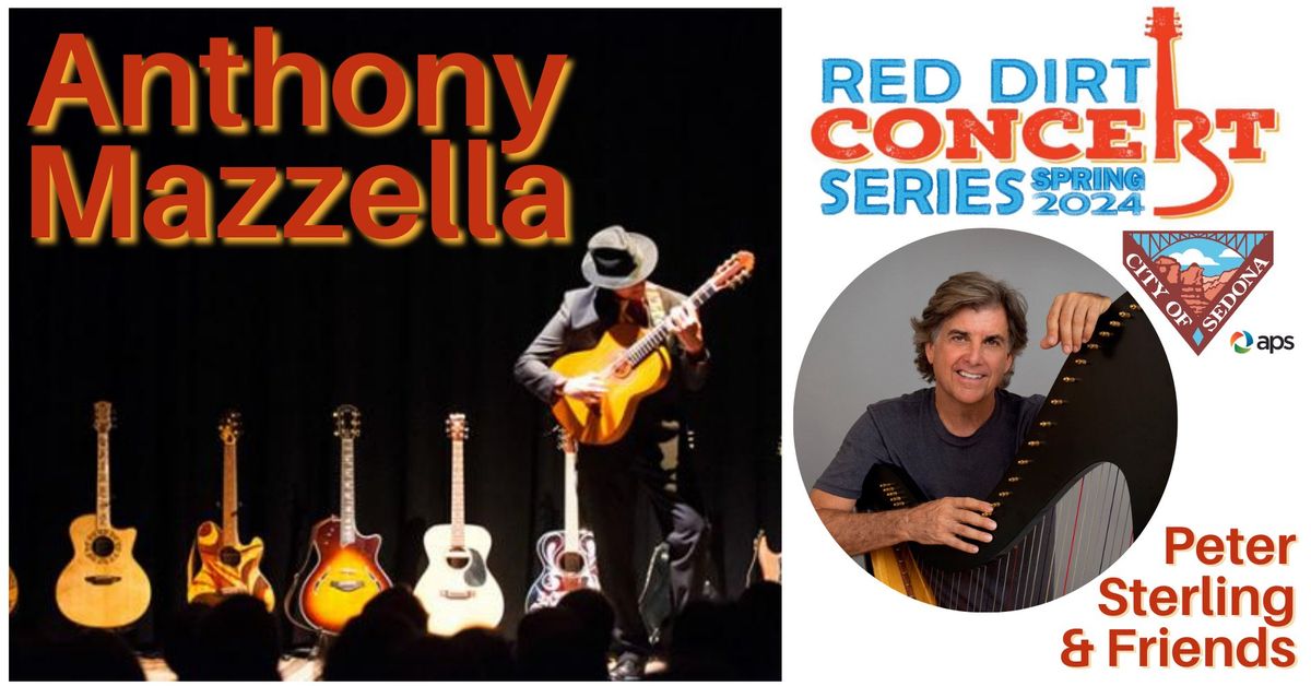 RED DIRT CONCERT MAY 31: ANTHONY MAZZELLA WITH PETER STERLING & FRIENDS