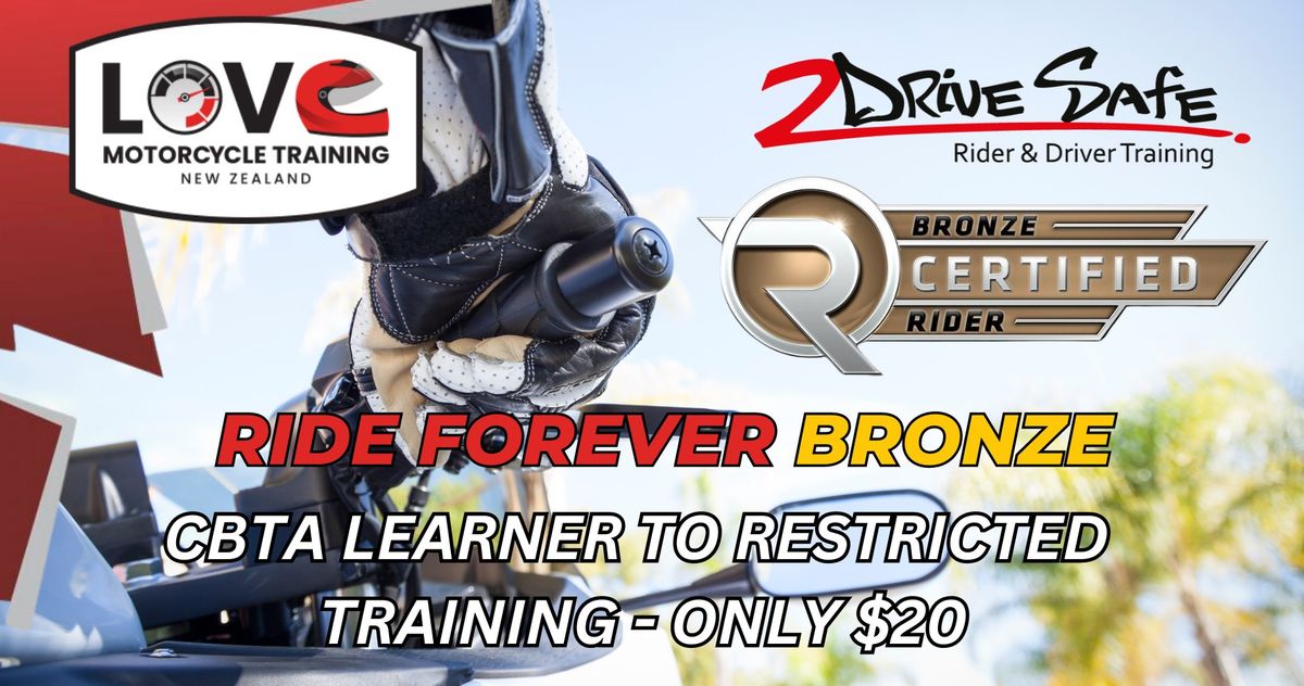 CHRISTCHURCH: BRONZE Ride Forever Course: SUNDAY 8th SEPTEMBER 2024