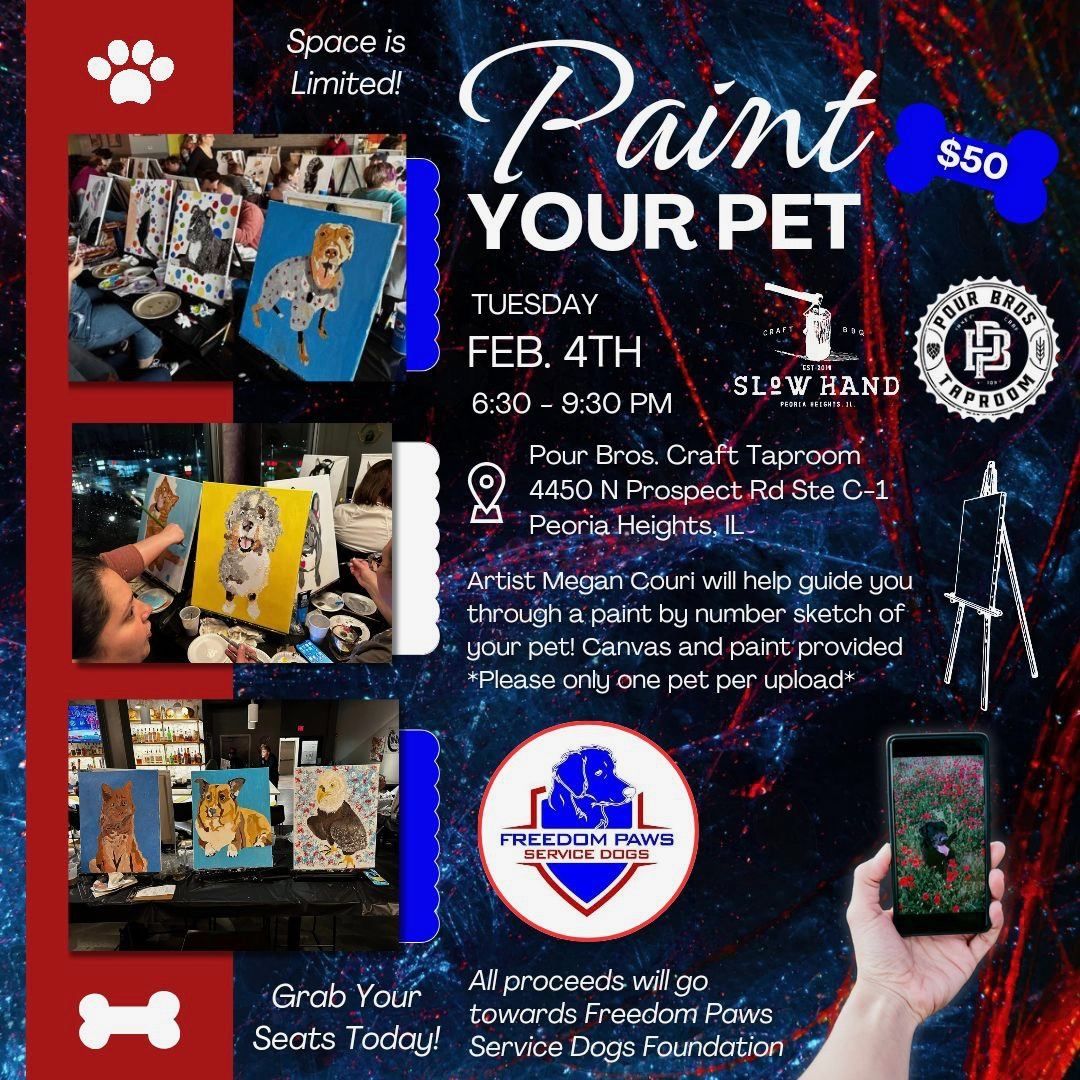 Paint Your Pet at Pour Bros Craft Taproom