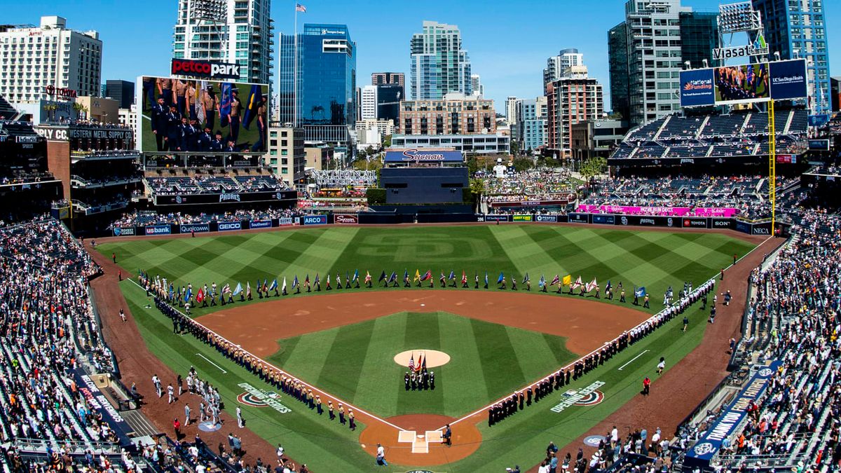 Parking Baltimore Orioles at San Diego Padres