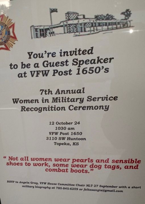 7th Annual \u201cWomen in Military Service Recognition Ceremony