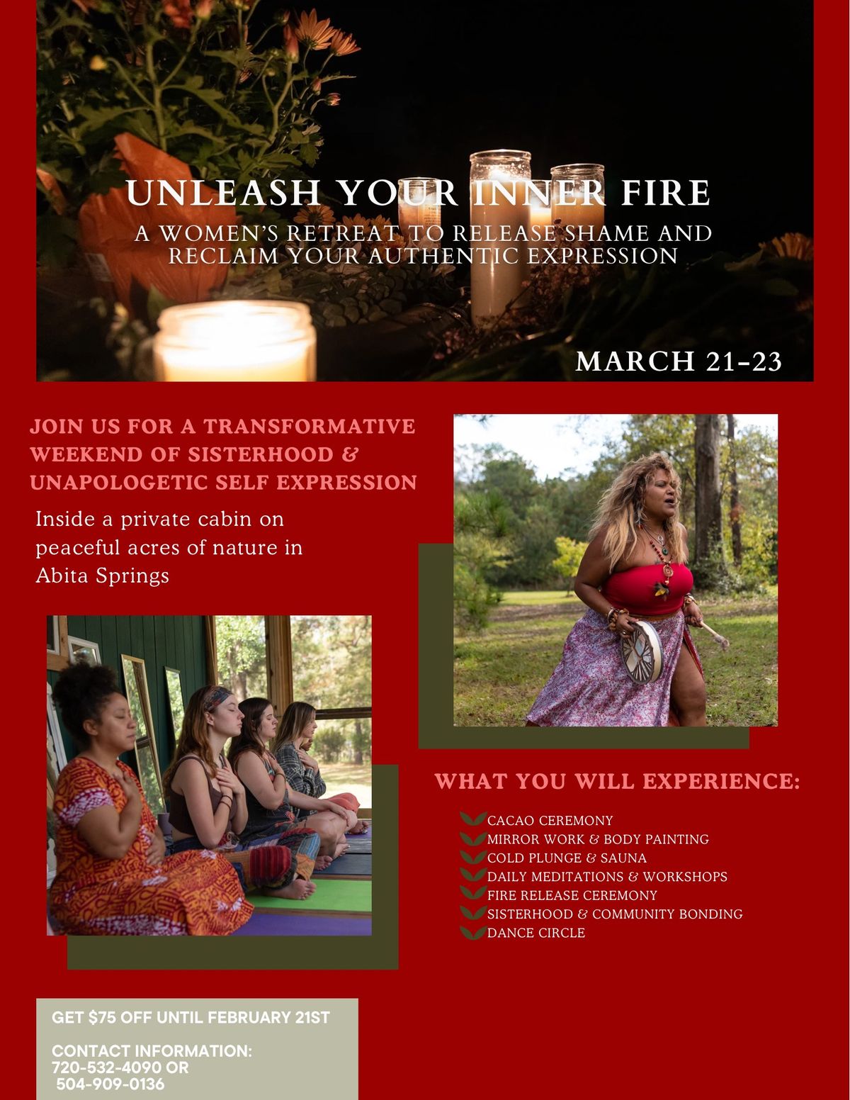 Womens' Retreat: Unleash Your Inner Fire