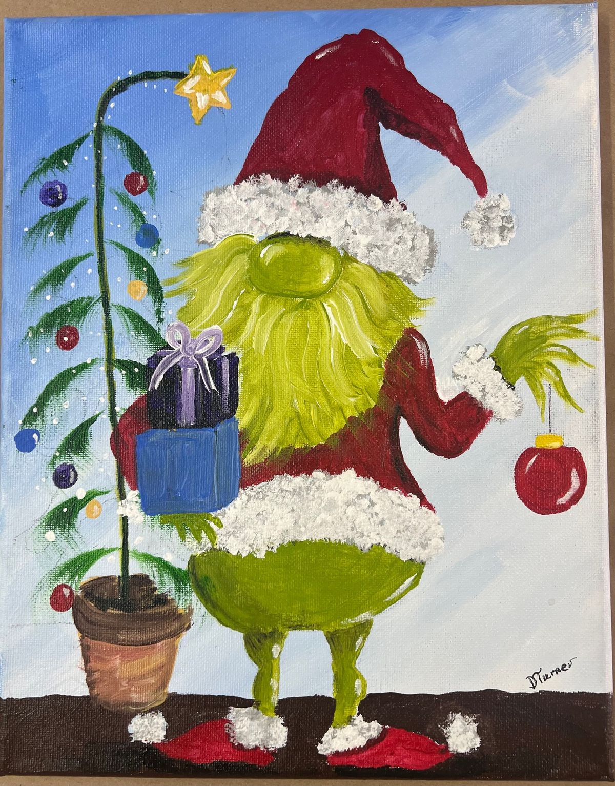 Christmas Grinch Gnome - Instructor Dona Jo