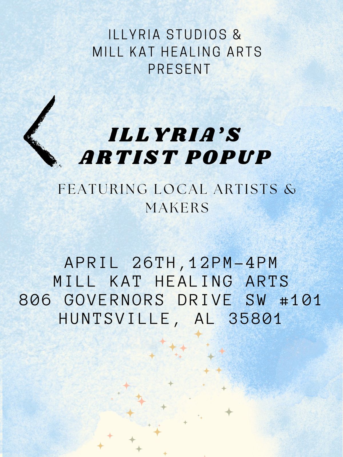 Illyria's April Artist Market