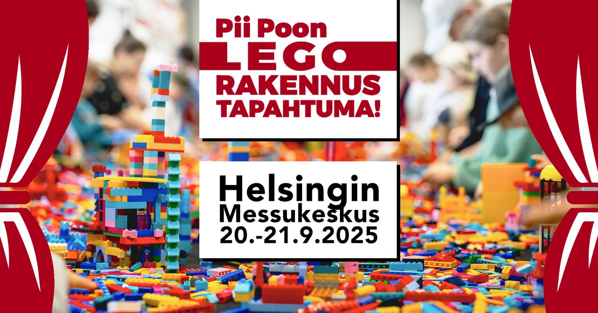 Pii Poon LEGO-rakennustapahtuma Helsinki