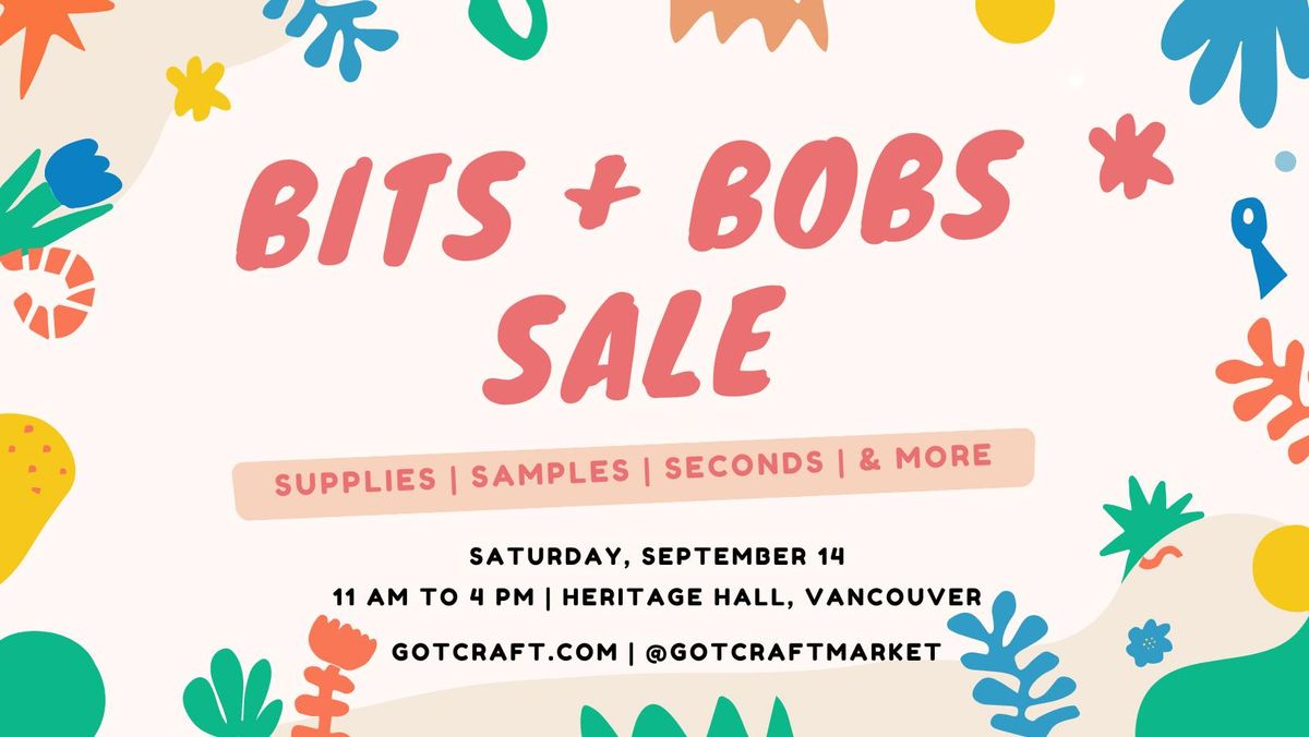 Bits + Bobs Samples and Seconds SALE