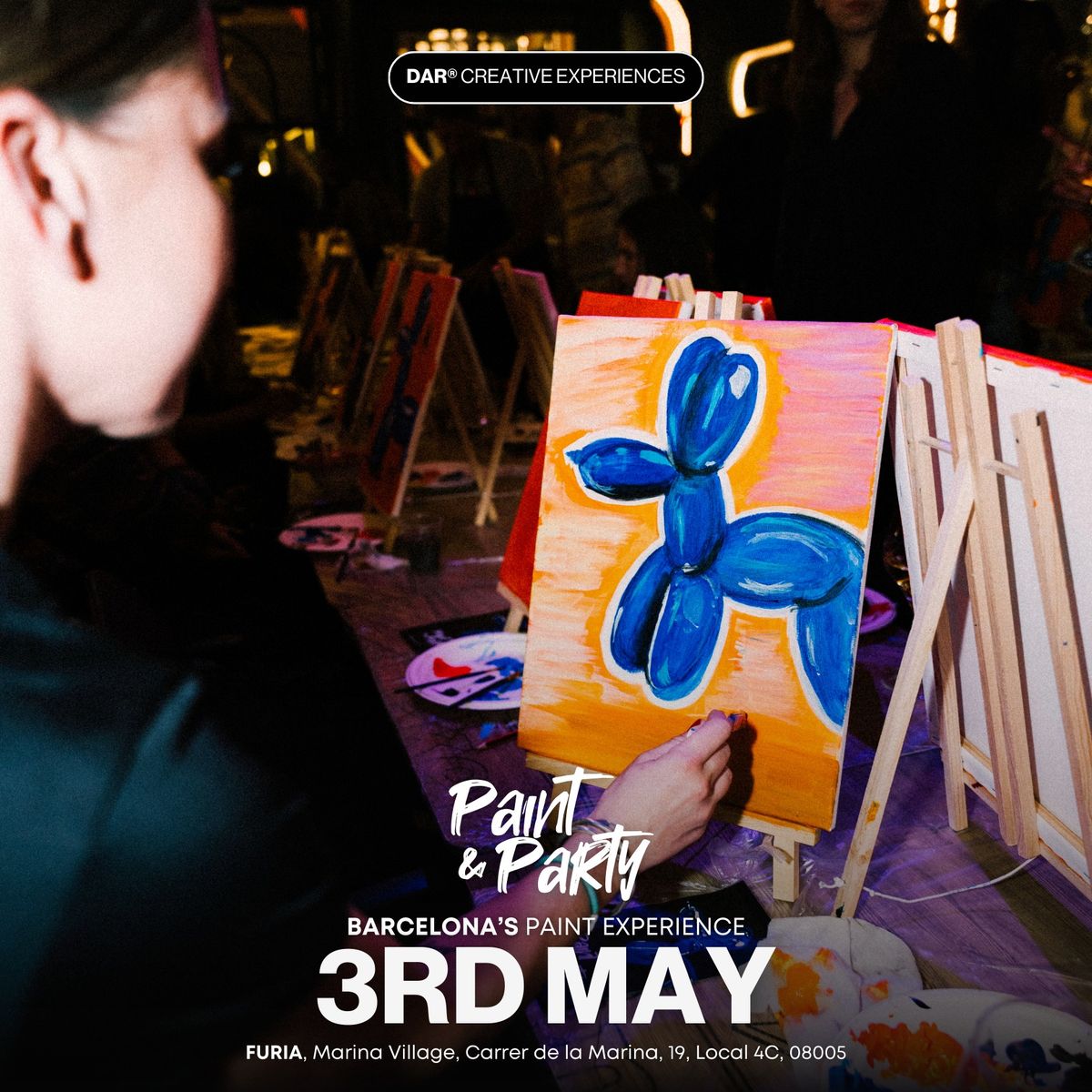 Paint & Party 3rd May - Barcelona