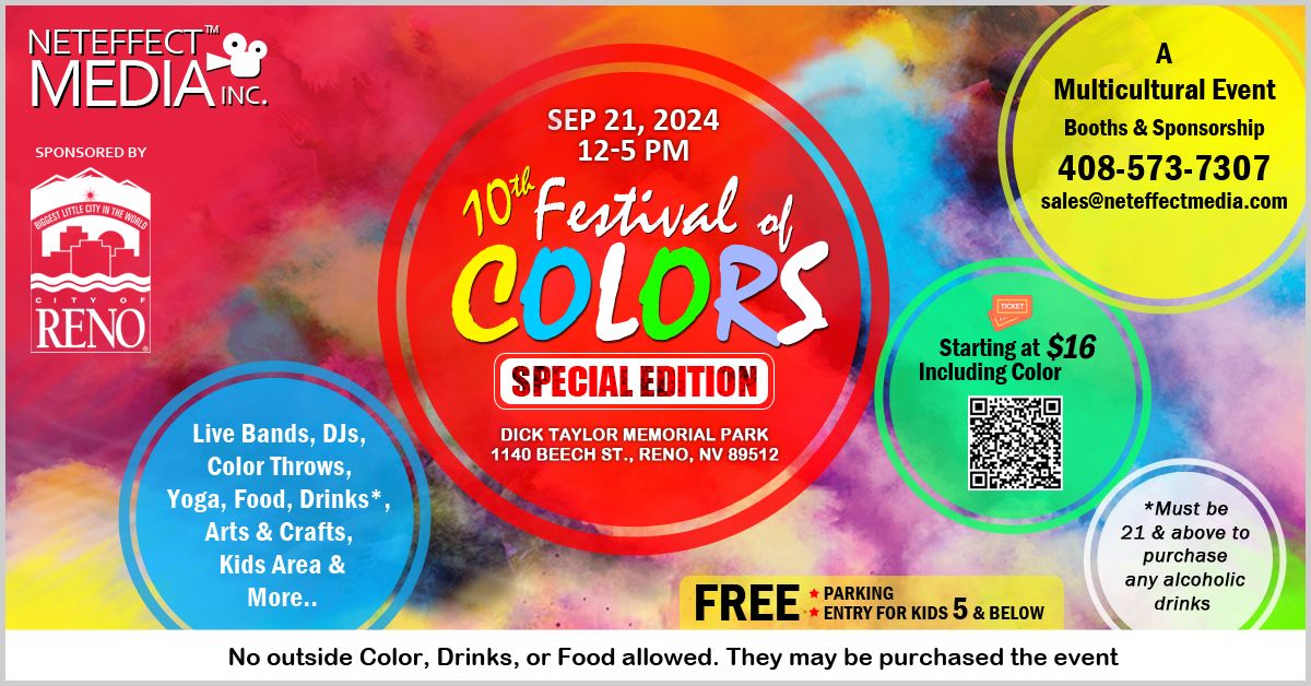 10th FESTIVAL OF COLORS - RENO SPECIAL EDITION