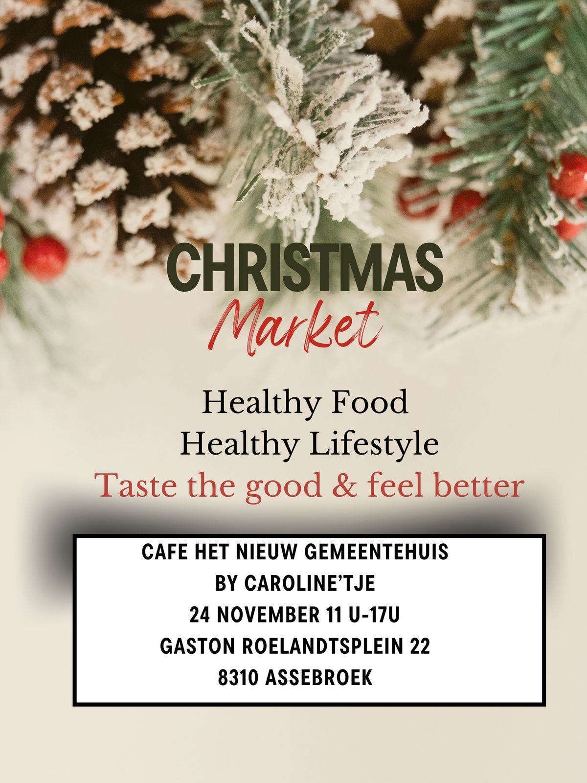 Kerstmarkt - Cafe - Het Nieuw Gemeentehuis bij Caroline'tje