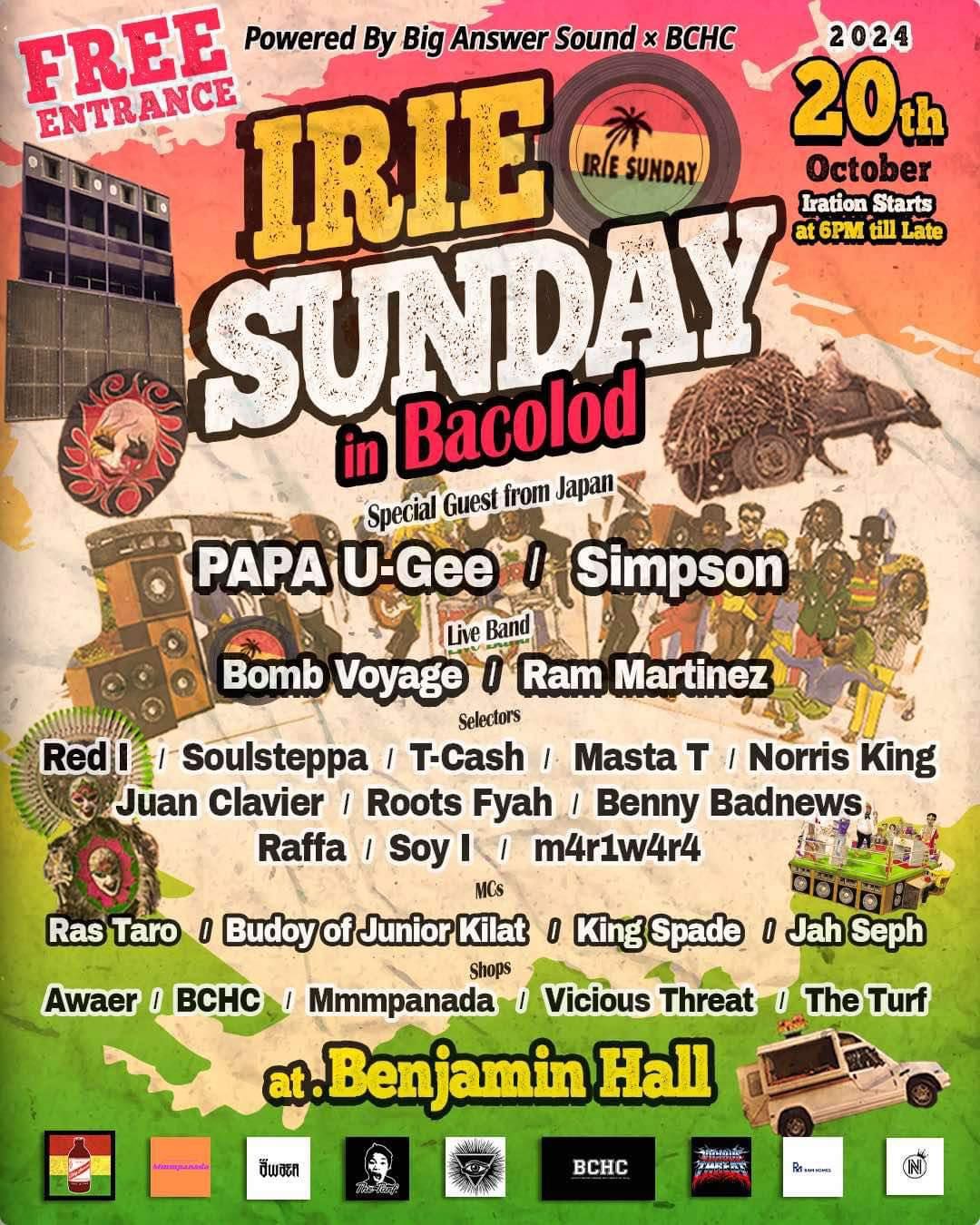 IRIE SUNDAY in Bacolod