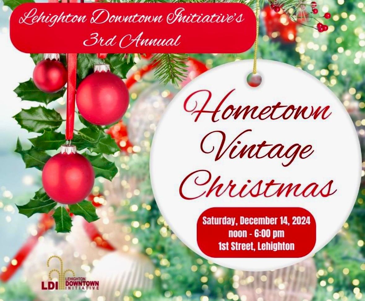 Autumn Falls Entertainment returns for the Hometown Vintage Christmas, Lehighton 