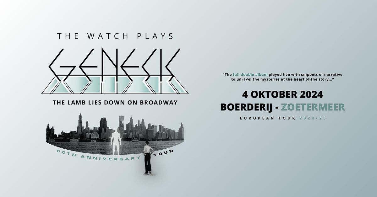 The Watch Plays Genesis 'The Lamb Lies Down on Broadway 50th Anniversary' - Zoetermeer