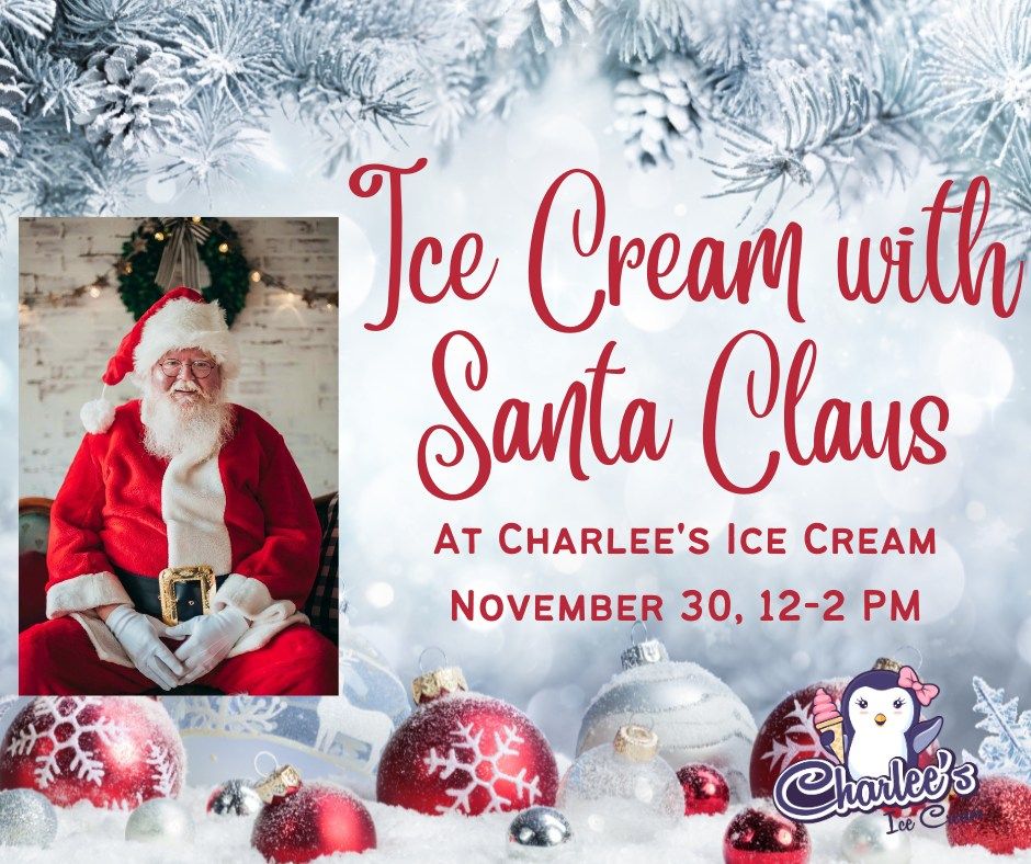 Ice Cream With Santa Claus