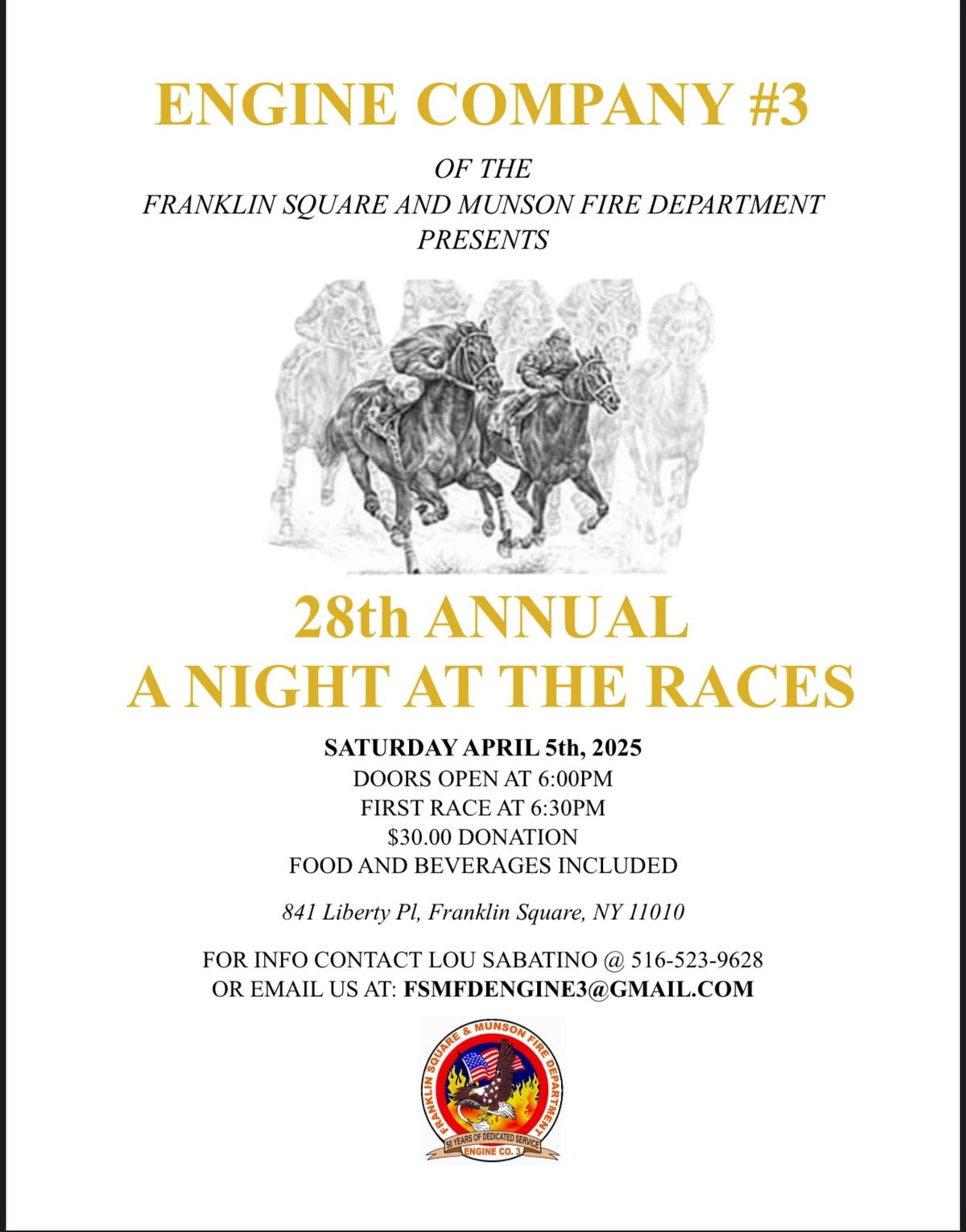 28th Annual 'A Night At The Races' Fundraiser