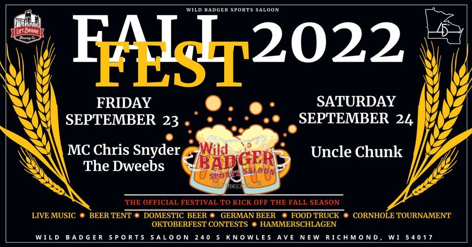 Fall Fest 2022 at the Wild Badger, Wild Badger, New Richmond, 23 ...