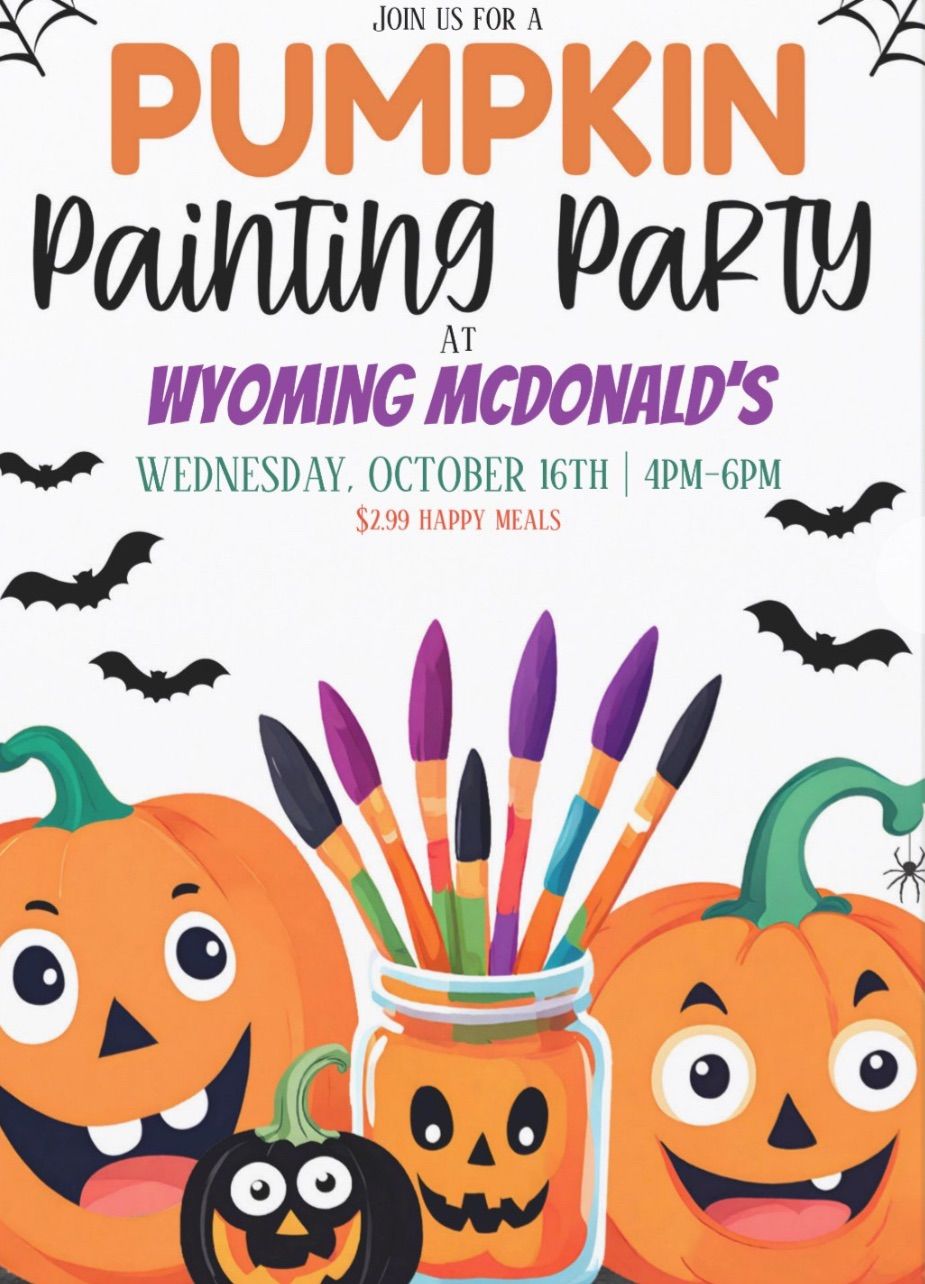 Pumpkin Painting at McDonald\u2019s 