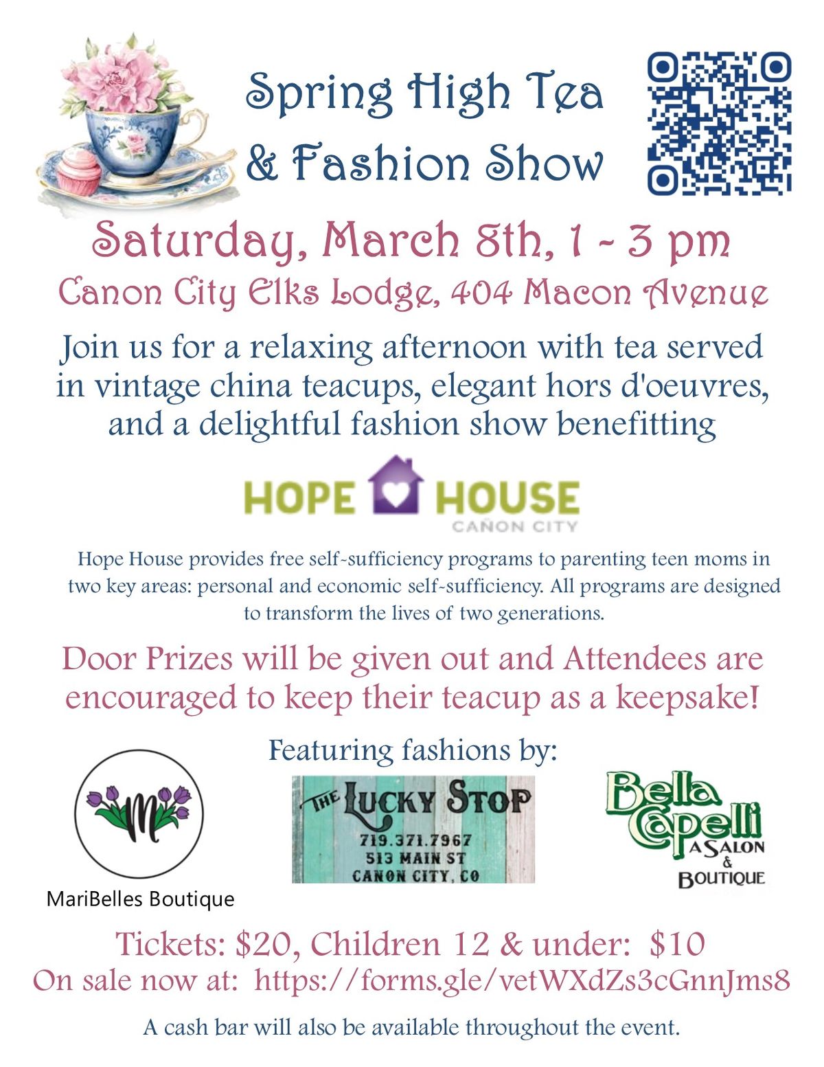 Spring High Tea and Fashion Show