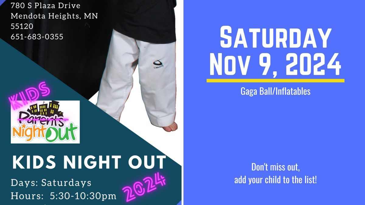 Kids Night Out - Gaga Ball\/Inflatables