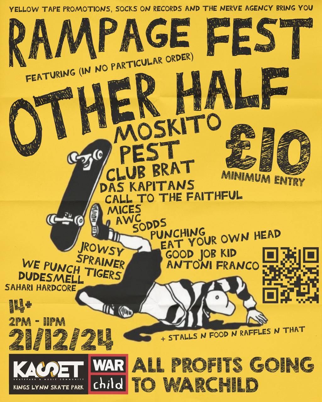 RAMPAGE FEST ALLDAYER - Kaset Skate Park - King's Lynn