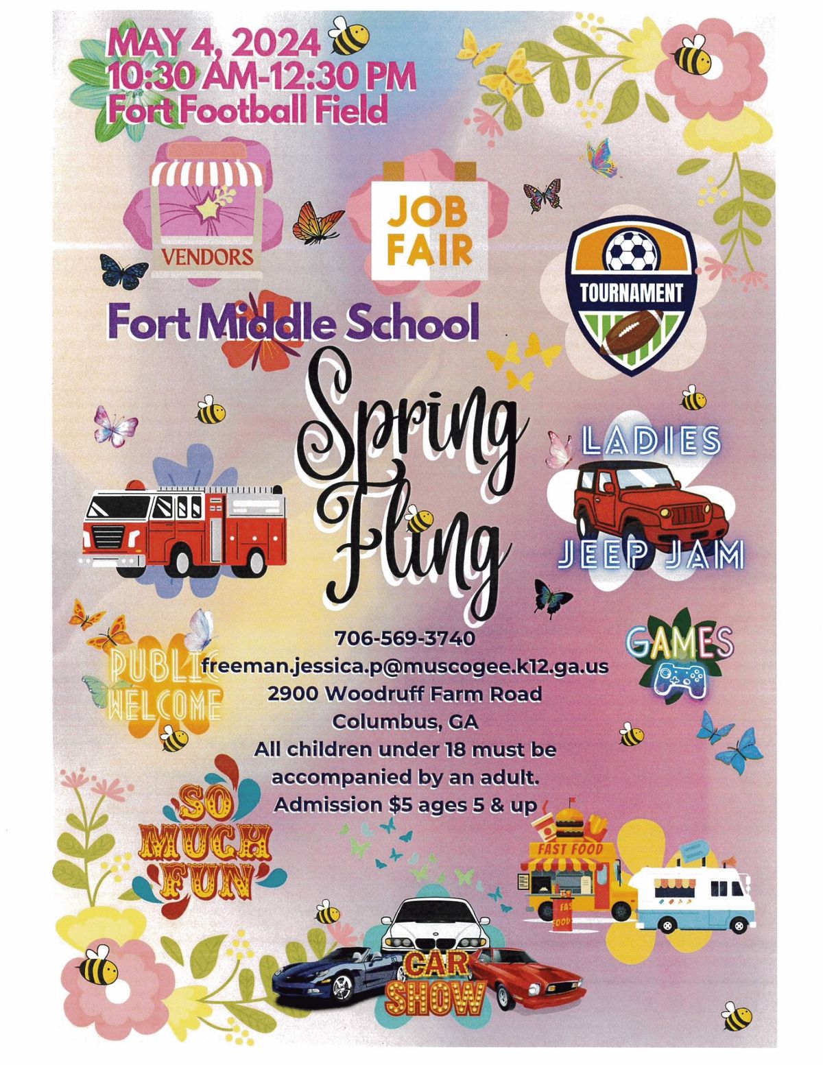 2nd Annual Fort's Spring Fling and Car Show Fundraiser 