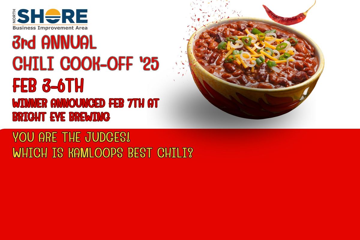 3rd ANNUAL SHORE CHILI COOK-OFF '25