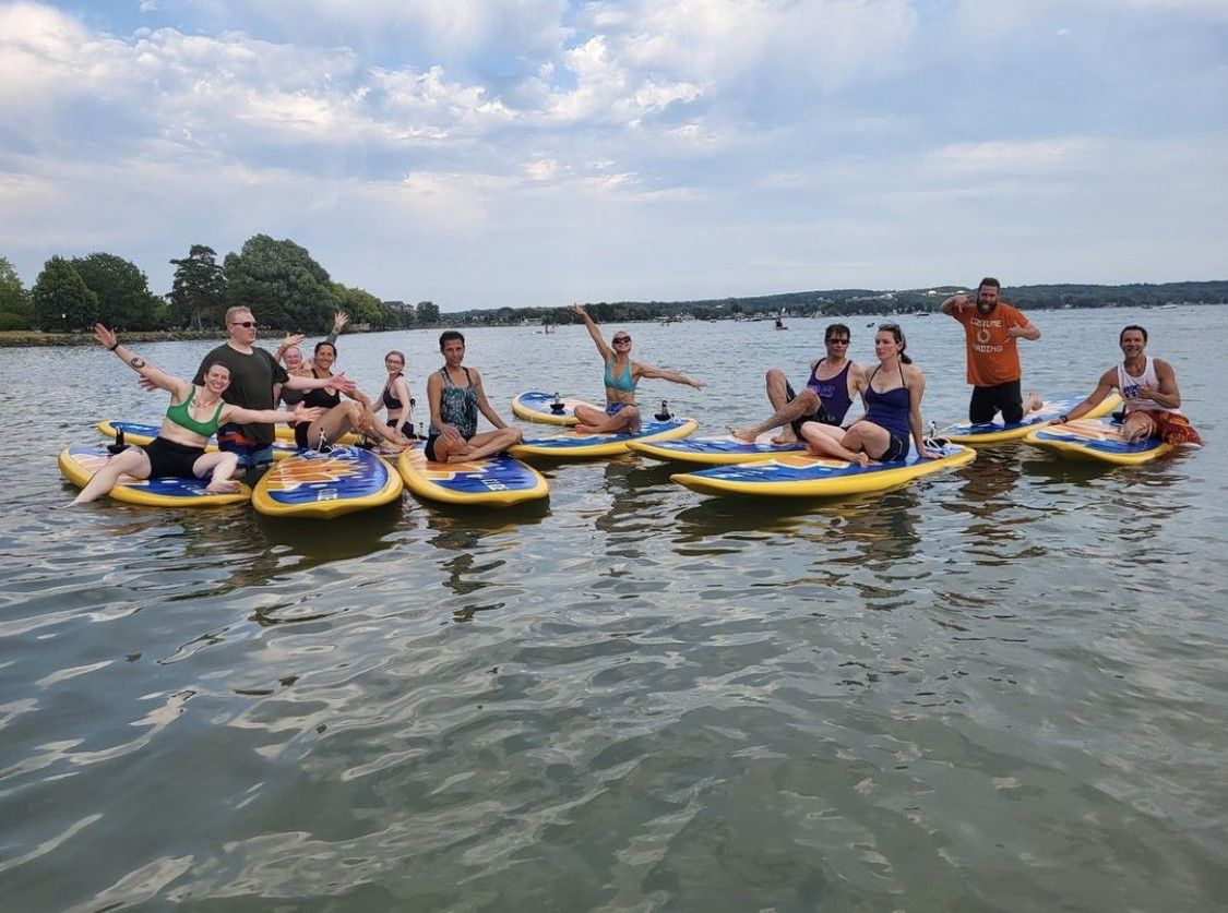 ROCovery Stand Up Paddle Board Yoga!
