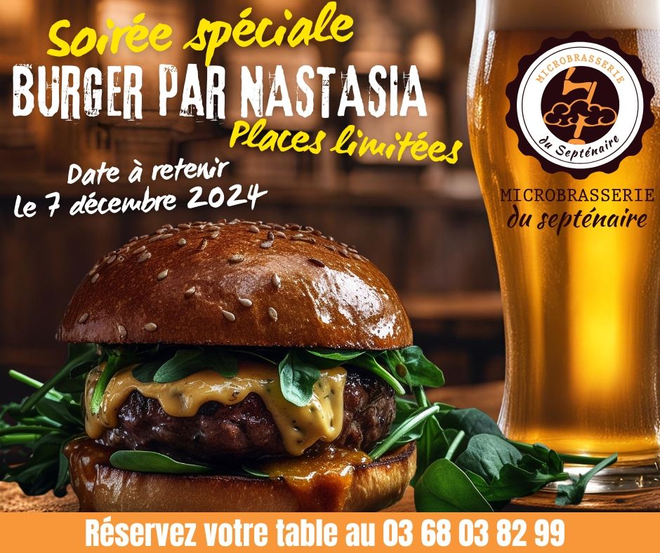 Soir\u00e9e sp\u00e9ciale Burger par Nastasia