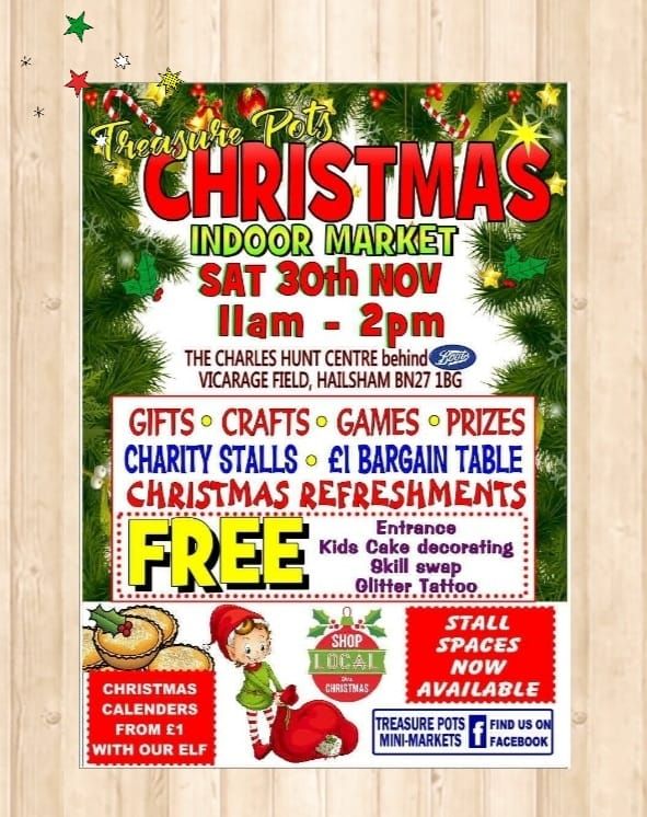 Hailsham's Indoor Christmas Market \ud83c\udf84 