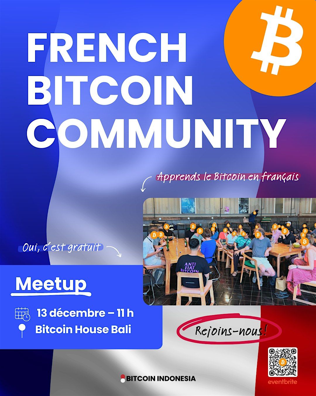 Meetup des Bitcoiners Fran\u00e7ais \u00e0 Bali