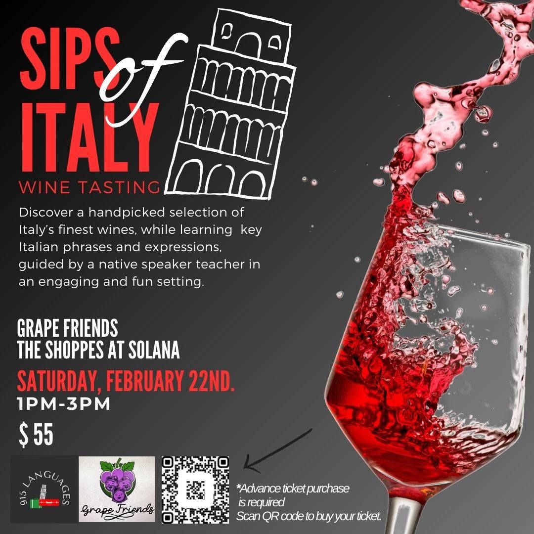 Wine Tasting - Italian Cultural Event