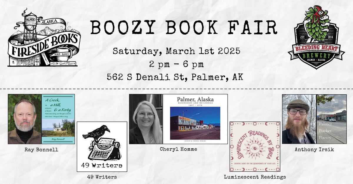 Boozy Book Fair at Bleeding Heart Brewery