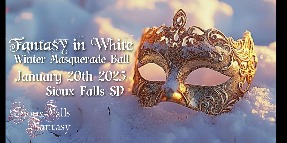 Fantasy in White Masquerade Ball 