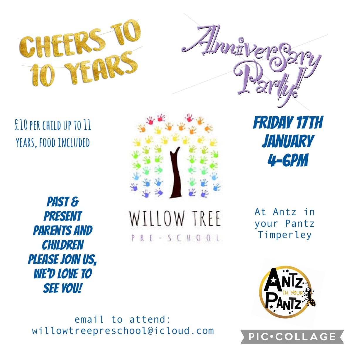 Willow Tree Pre School 10 Year Anniversary Celebration