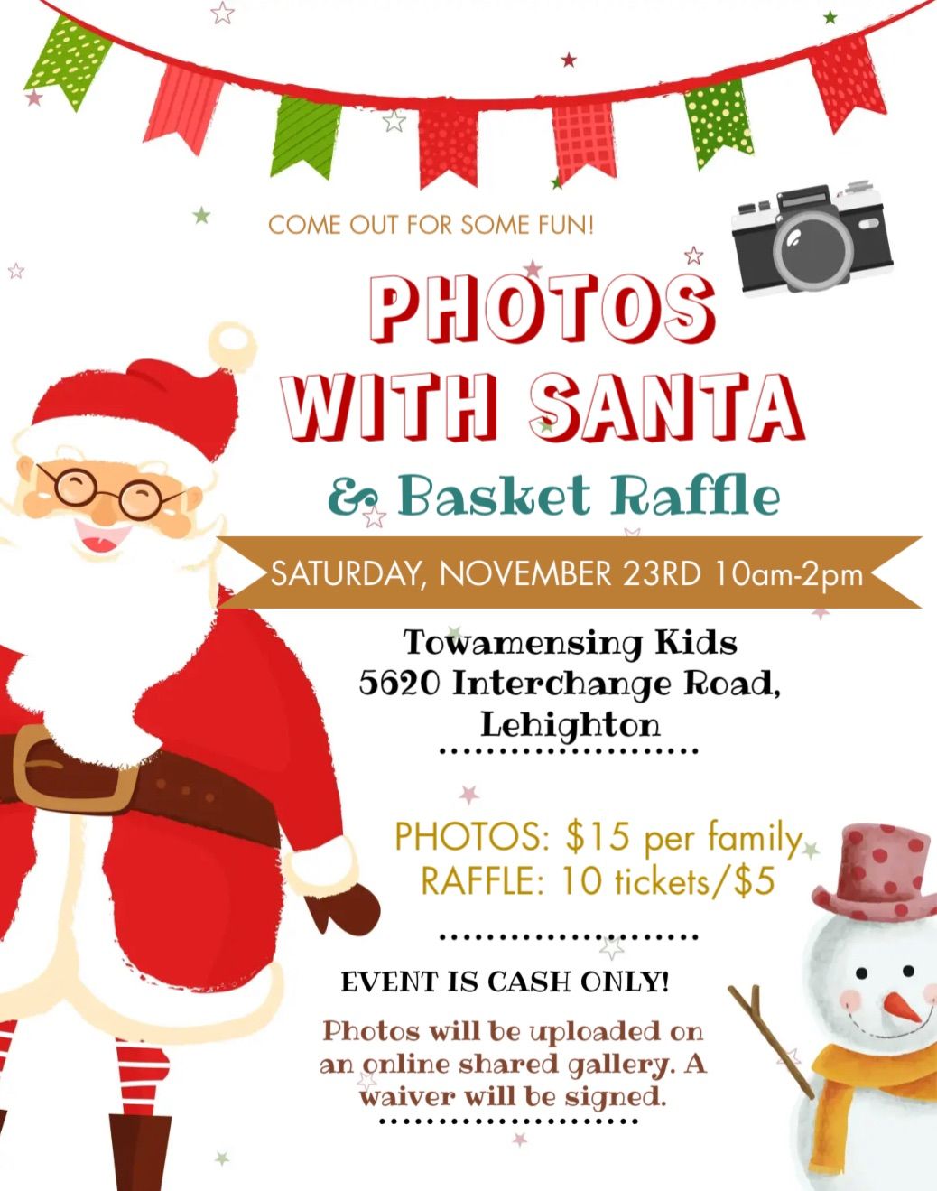 Photos with Santa Event 