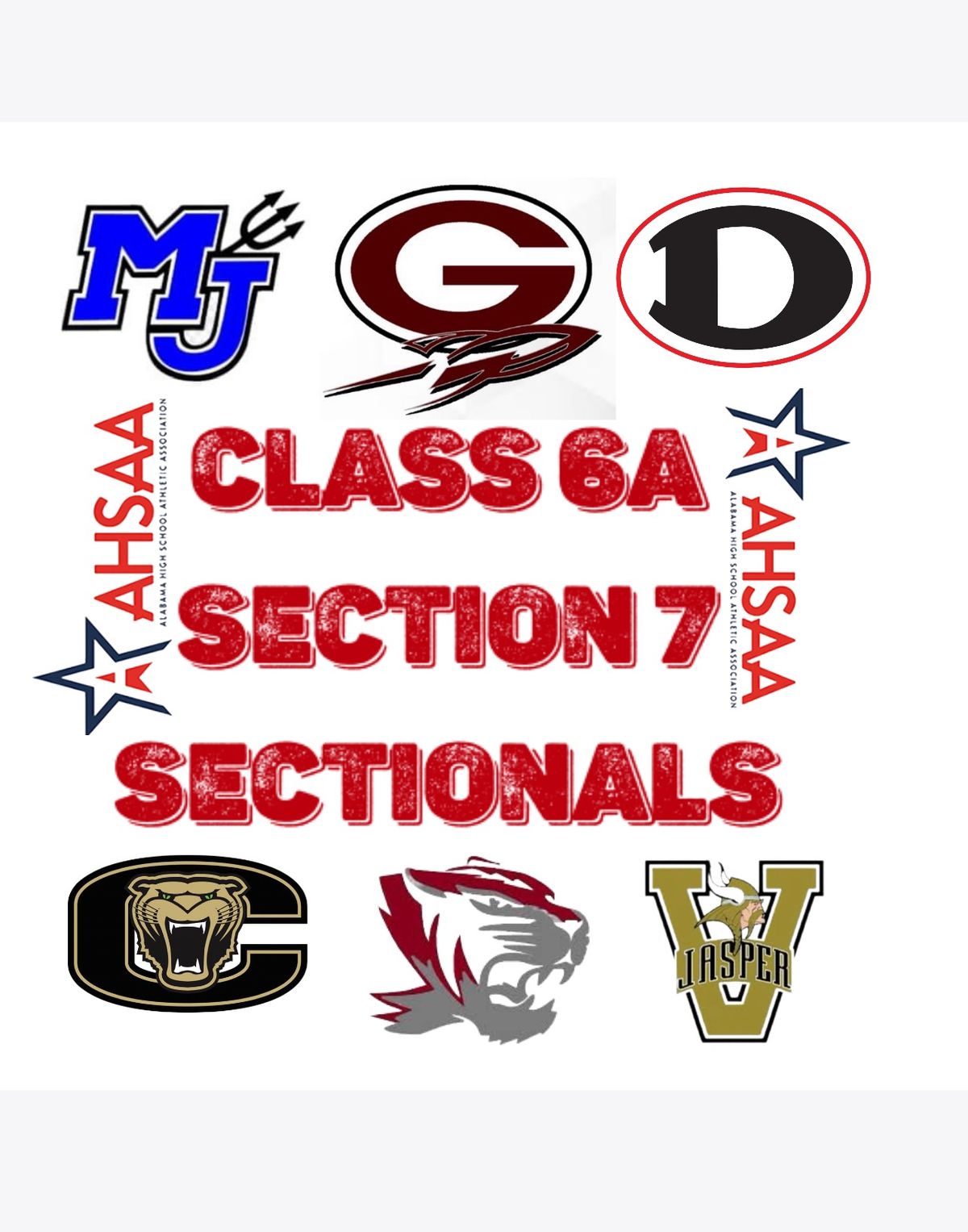 Class 6A - Section 7 - Regional Tournament (Pt Mallard - Decatur AL)